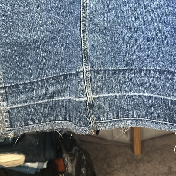 Levi’s maxi skirt with side slit and raw hem - Picture 3 of 5